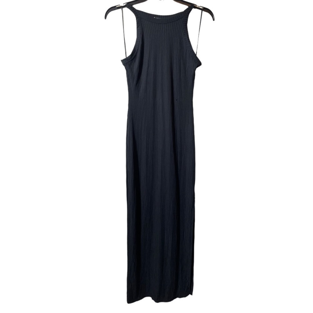 PINK Rose black rubbed maxi dress